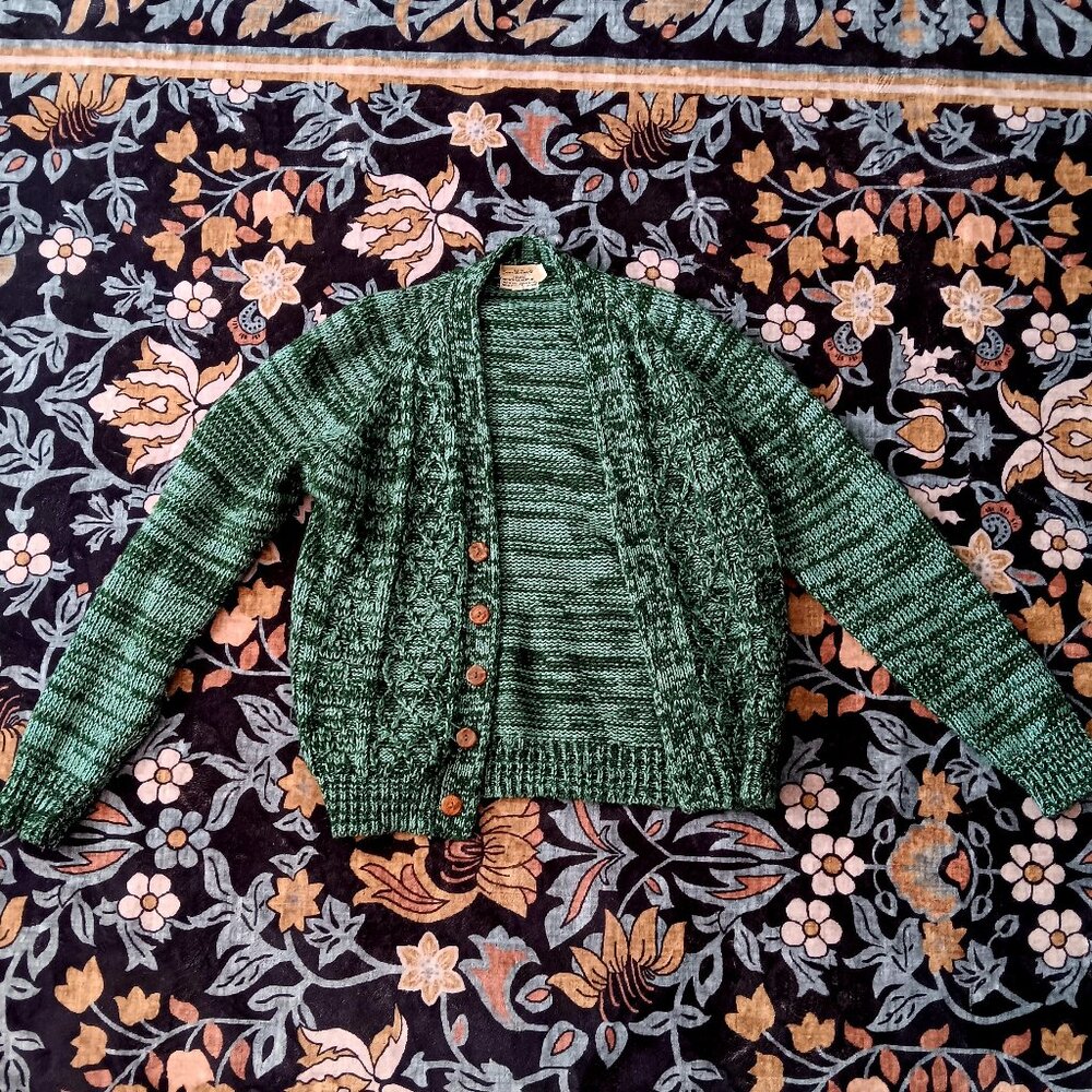 Vintage 70s sears cardigan size M